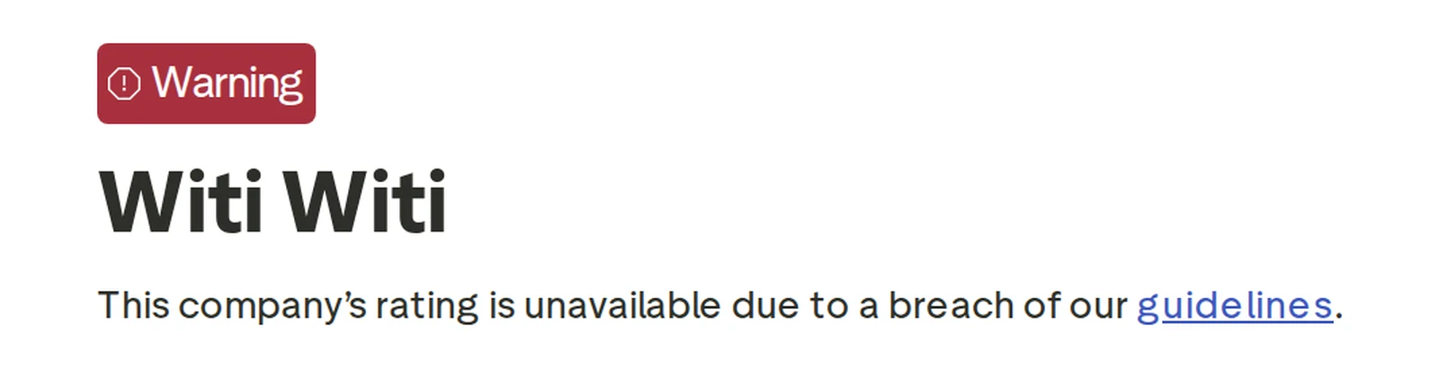 Screenshot of the Goat Funded Futures Trustpilot profile