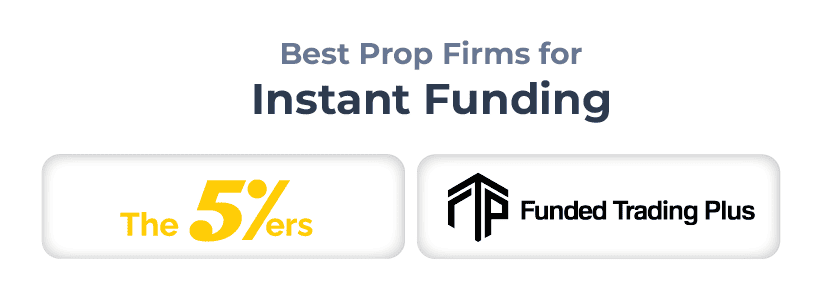 Best Prop Firms for Instant Funding