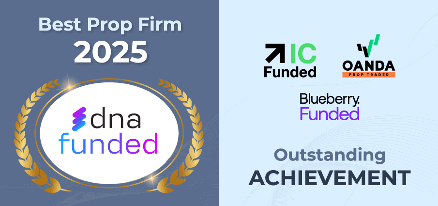 best prop firm awards 2025 dna funded winner