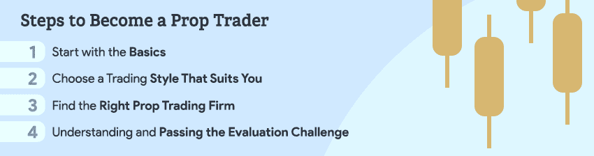 how to become a prop trader