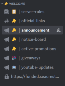 seacrest funded discord channel