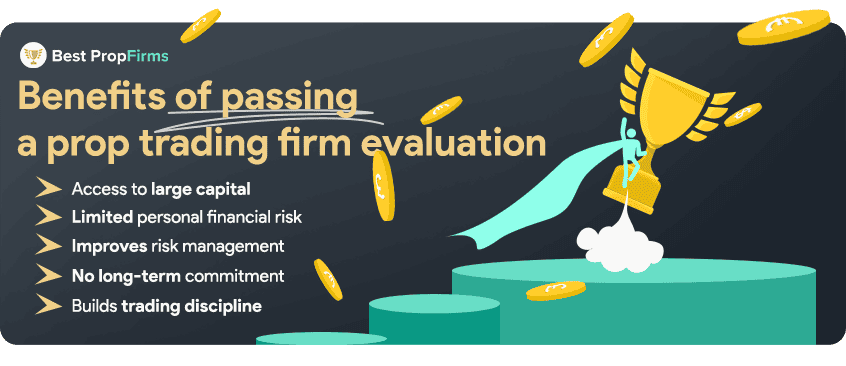 benefits of passing a prop trading evaluation summary