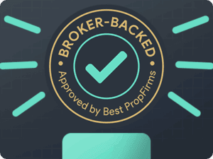 broker backed prop firm badge