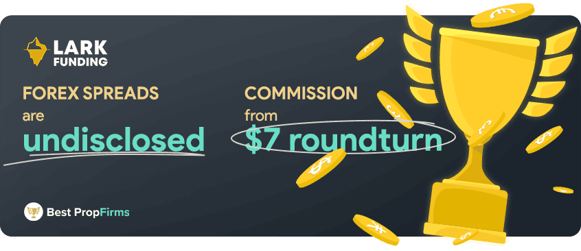 lark funding forex spreads and commission fees