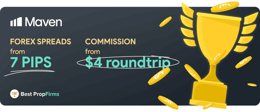 maven trading forex spreads and commission fees