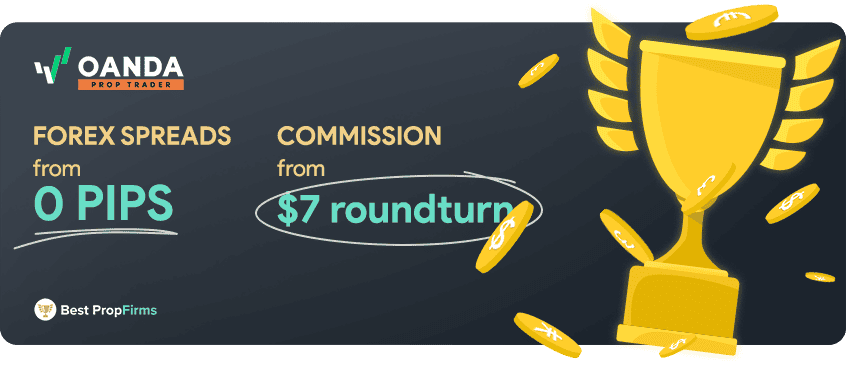 oanda prop trader spreads and commission fees