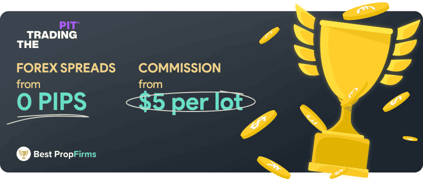 the trading pit forex spreads and commission fees