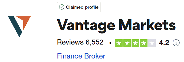 vantage trustpilot score
