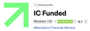 ic funded trustpilot score