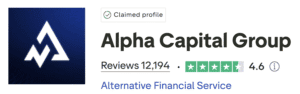 alpha capital group trustpilot score