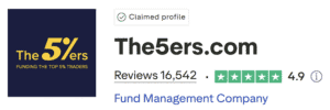 the 5%ers trustpilot score