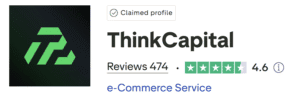 thinkcapital trustpilot score