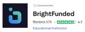 brightfunded trustpilot score