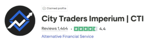 city traders imperium trustpilot score