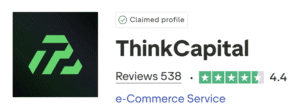 thinkcapital trustpilot score