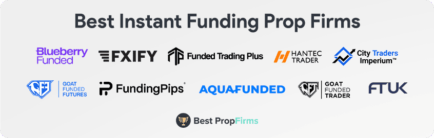 best instant funding prop firms