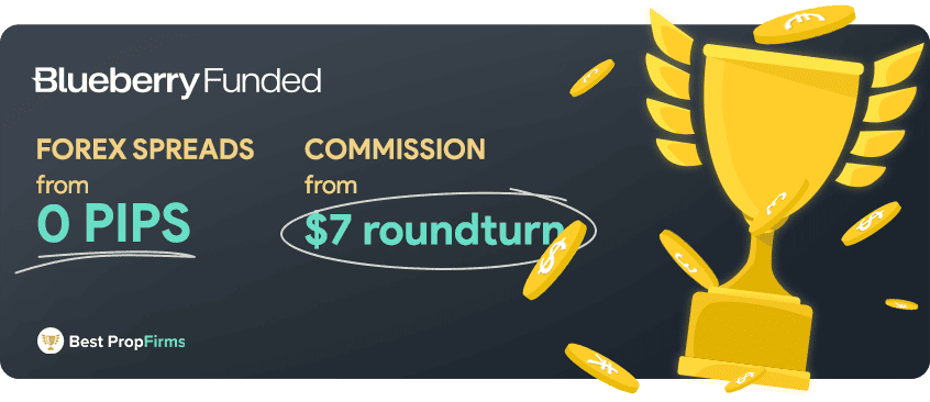 blueberry funded spreads and commission fees