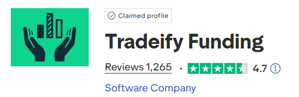 tradeify trustpilot score