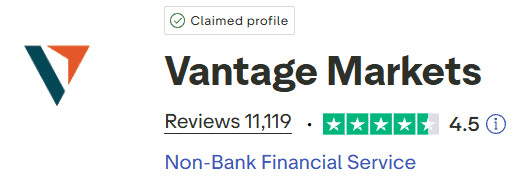 vantage trustpilot score