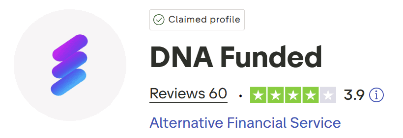 dna funded trustpilot score