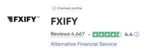 fxify trustpilot score