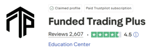 funded trading plus trustpilot score